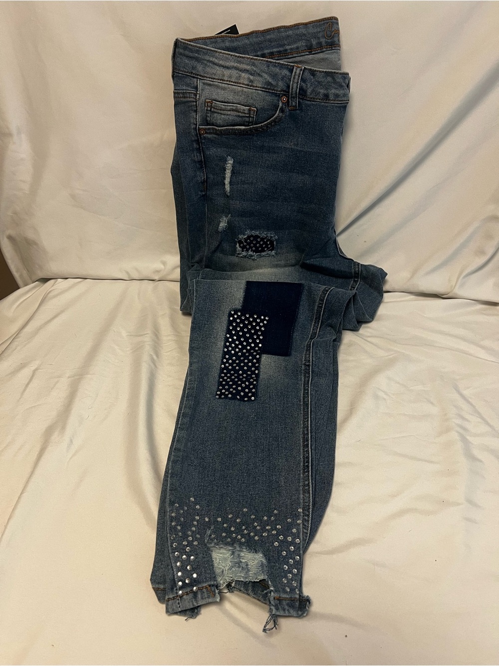 Ashley Stewart High Rise Ankle Skinny Jeans Sz 16 - Picture 4 of 7
